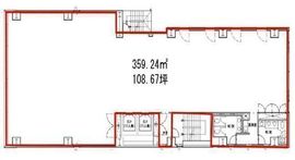 KDX新日本橋駅前ビル 3階 間取り図