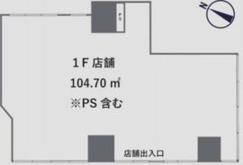 エスペランサ神田須田町 1階 間取り図