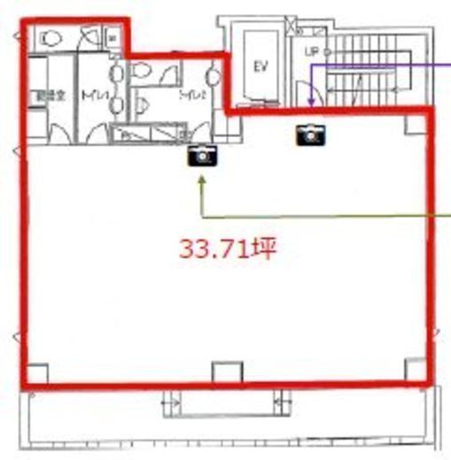 モドマルシェ渋谷桜丘 8階 間取り図