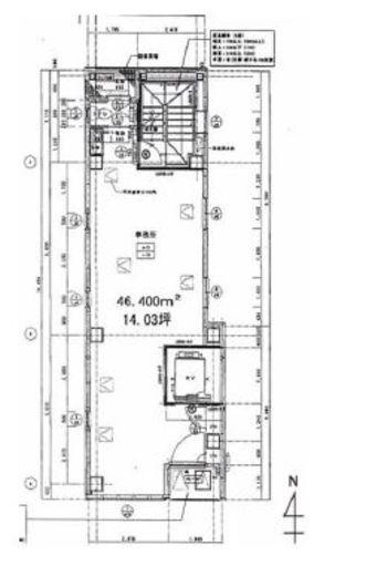 FUJIビル 5階 間取り図