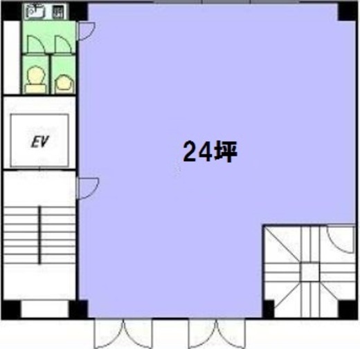芝崎ビル 4階 間取り図