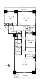 メルベイユ恵比寿(SOHO) 701 間取り図