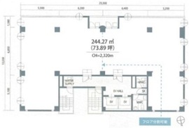 神楽坂喜多川ビル 5階 間取り図