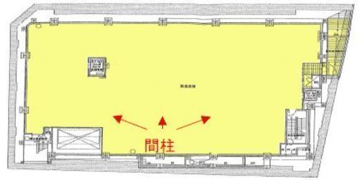 ラウンドクロス六本木 B1階 間取り図