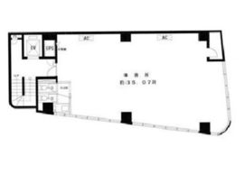 ウィンド北新宿 8階 間取り図