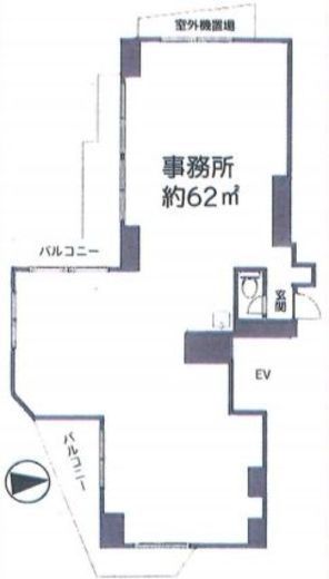 神田セントラルプラザ 702 間取り図