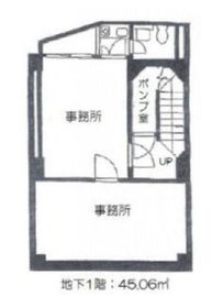 さくら五番町ビル 地下1階 間取り図