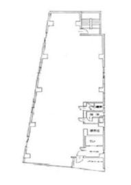 長谷部第11ビル 2階 間取り図