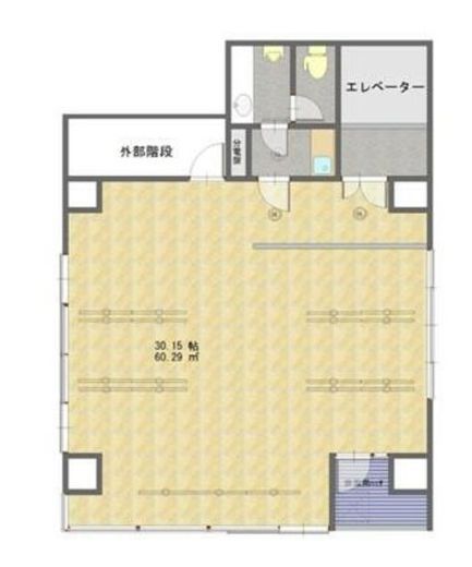 不動商事本社ビル 3階 間取り図