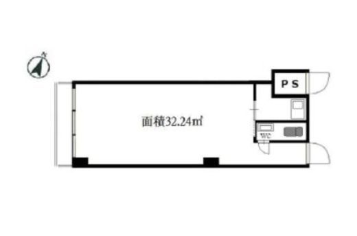 プリメーラ道玄坂 2階 間取り図