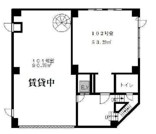 泰岳ビル 102 間取り図