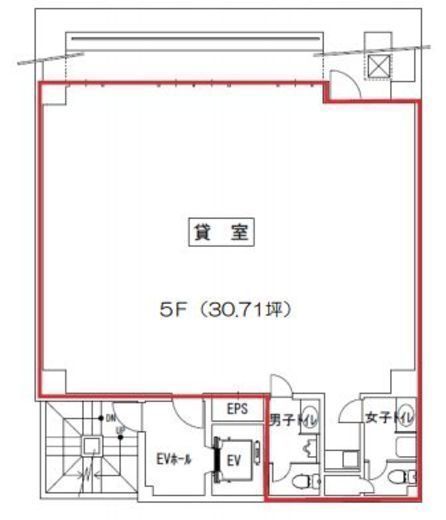 スギコビル 5階 間取り図
