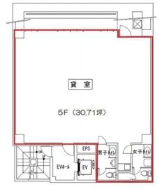 スギコビル 5階 間取り図