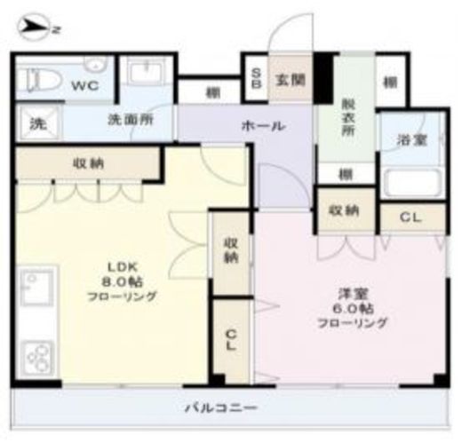 パークテラス参宮橋 105 間取り図