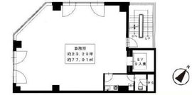 山燃ビル 4階 間取り図