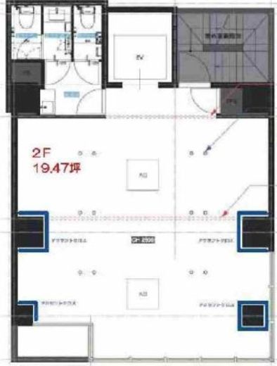 ACN渋谷ビル 2階 間取り図
