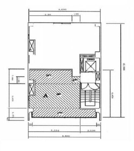 並木ビル 6階A 間取り図