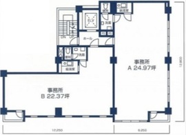 絹川ビル 4階B 間取り図
