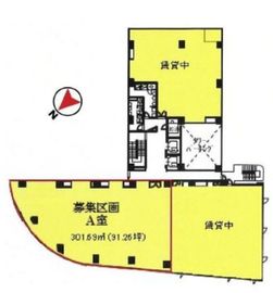 水天宮北辰ビル 7階A 間取り図