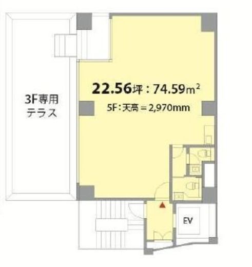 AOYAMA612 5階 間取り図