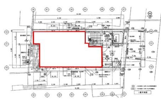 アデッソ西麻布 1階 間取り図