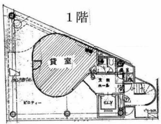 神田槇町トライアングルタワーズ 1階 間取り図