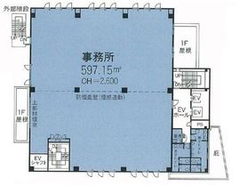 落合高山ビル 2階 間取り図