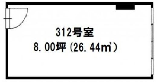 アゼリア東広ビル 413 間取り図