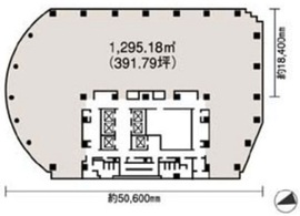 NBFプラチナタワー 1005 間取り図