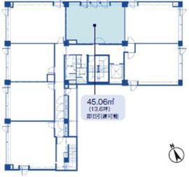 愛宕山弁護士ビル 8階2 間取り図