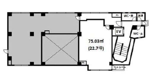 新大宗円山ビル 501 間取り図