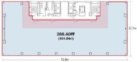 Daiwa晴海ビル 5階 間取り図