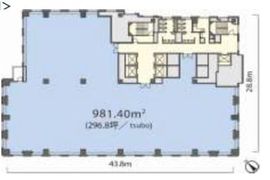虎ノ門2丁目タワー 20階 間取り図