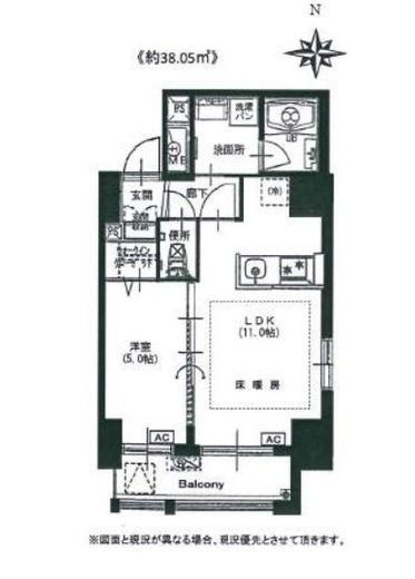 Casa Azabu Le Grand(SOHO) 402 間取り図