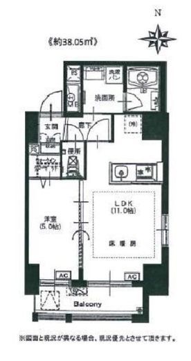 Casa Azabu Le Grand(SOHO) 802 間取り図
