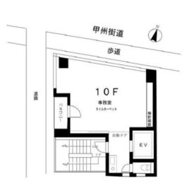 新宿出雲ビル 10階 間取り図