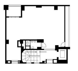 岡本ビル(新宿) 3階 間取り図