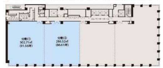 東京建物日本橋ビル 11階1 間取り図