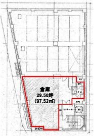 雄山閣ビル B1階(倉庫) 間取り図
