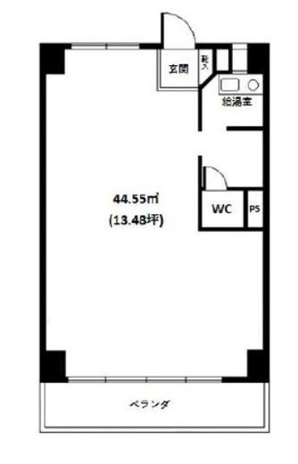 シャトレ代官山 402 間取り図