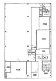 グリーンプラザビル 201 間取り図