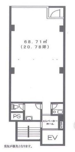 第3アマシンビル 2階 間取り図