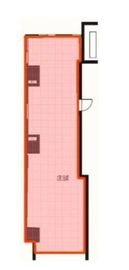 ベルテンポ赤坂(店舗) 1階 間取り図