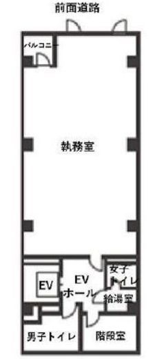渋谷S-6ビル 3階 間取り図