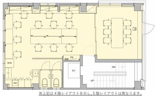 アイオー新橋 4階 間取り図