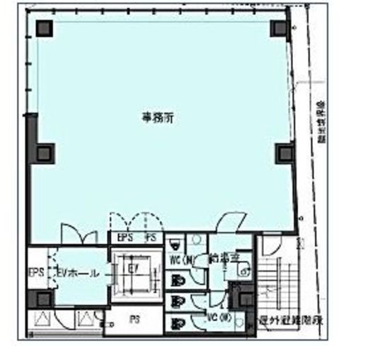 第42荒井ビル 6階 間取り図