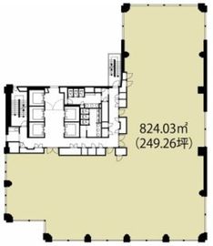 内幸町東急ビル 8階 間取り図