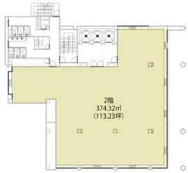 JDBビル 2階 間取り図