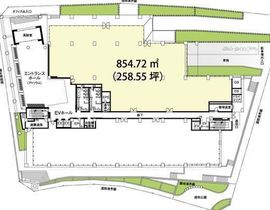 A-PLACE恵比寿南 1階北 間取り図