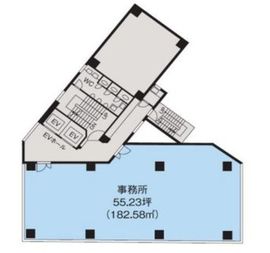 宮益坂プレイス渋谷(旧:マニュライフプレイス渋谷) 5階 間取り図